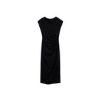 Robe Droite Drapée