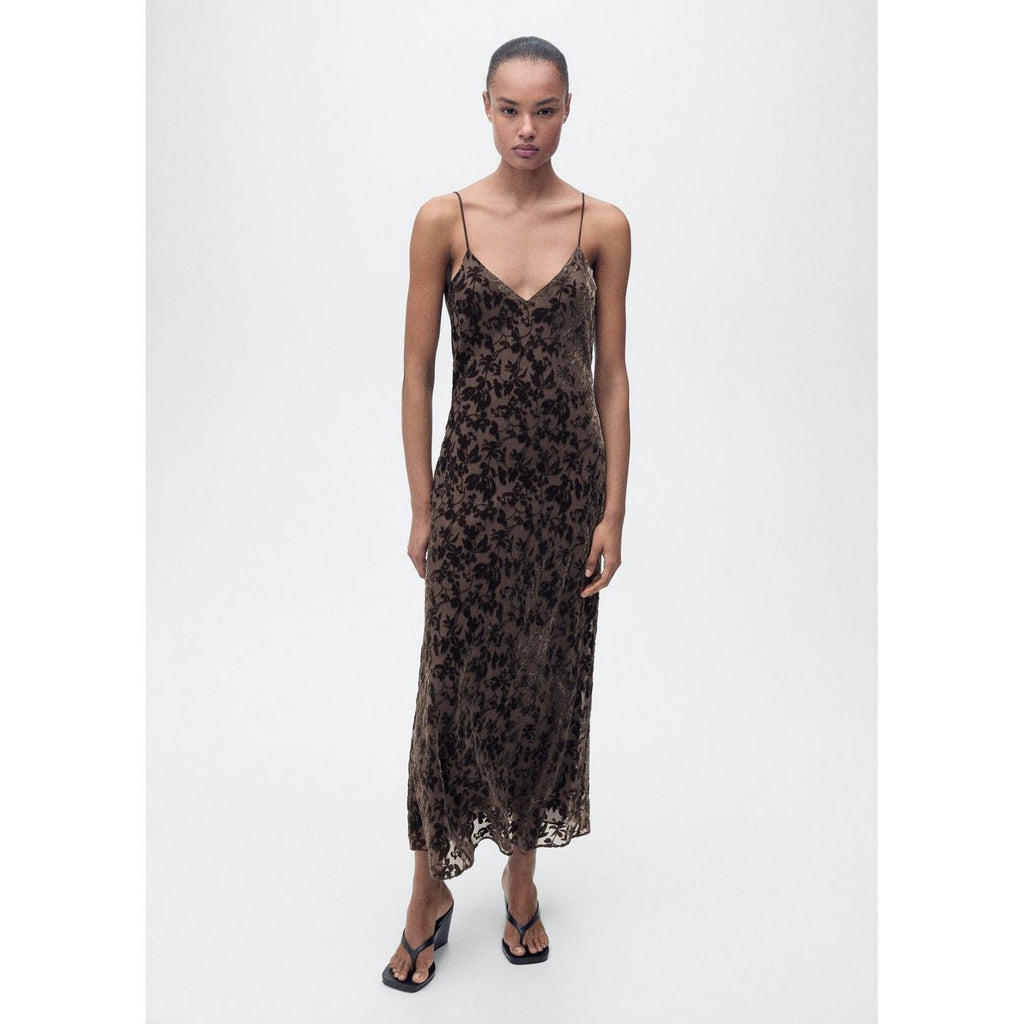 Robe Dévorée À Fleurs
