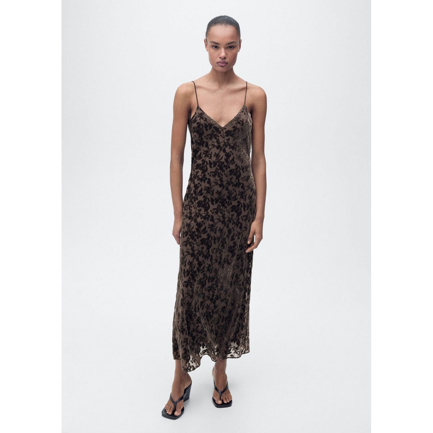Robe Dévorée À Fleurs