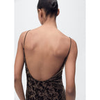 Robe Dévorée À Fleurs