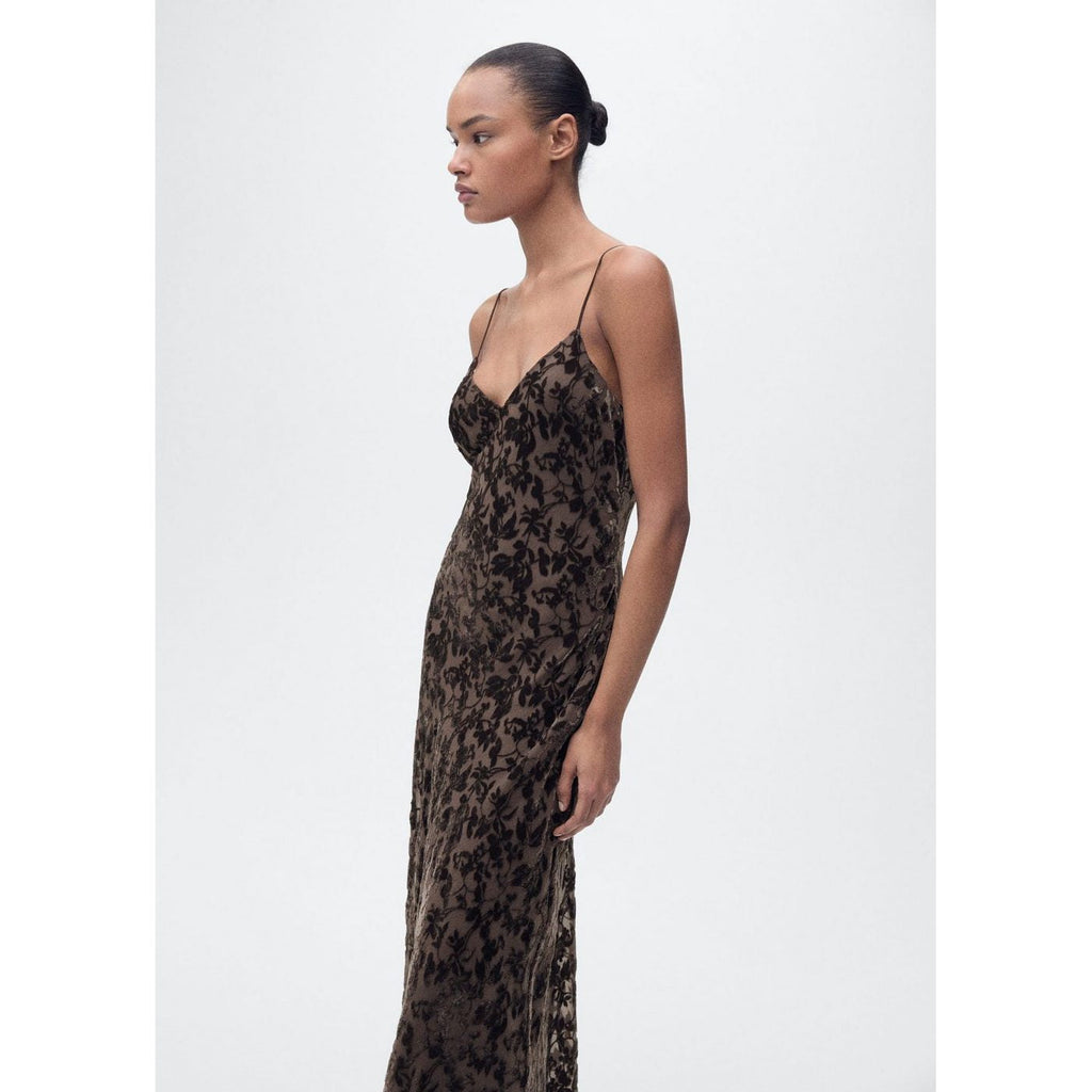 Robe Dévorée À Fleurs