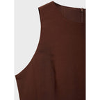 Robe Midi Tissu Combiné