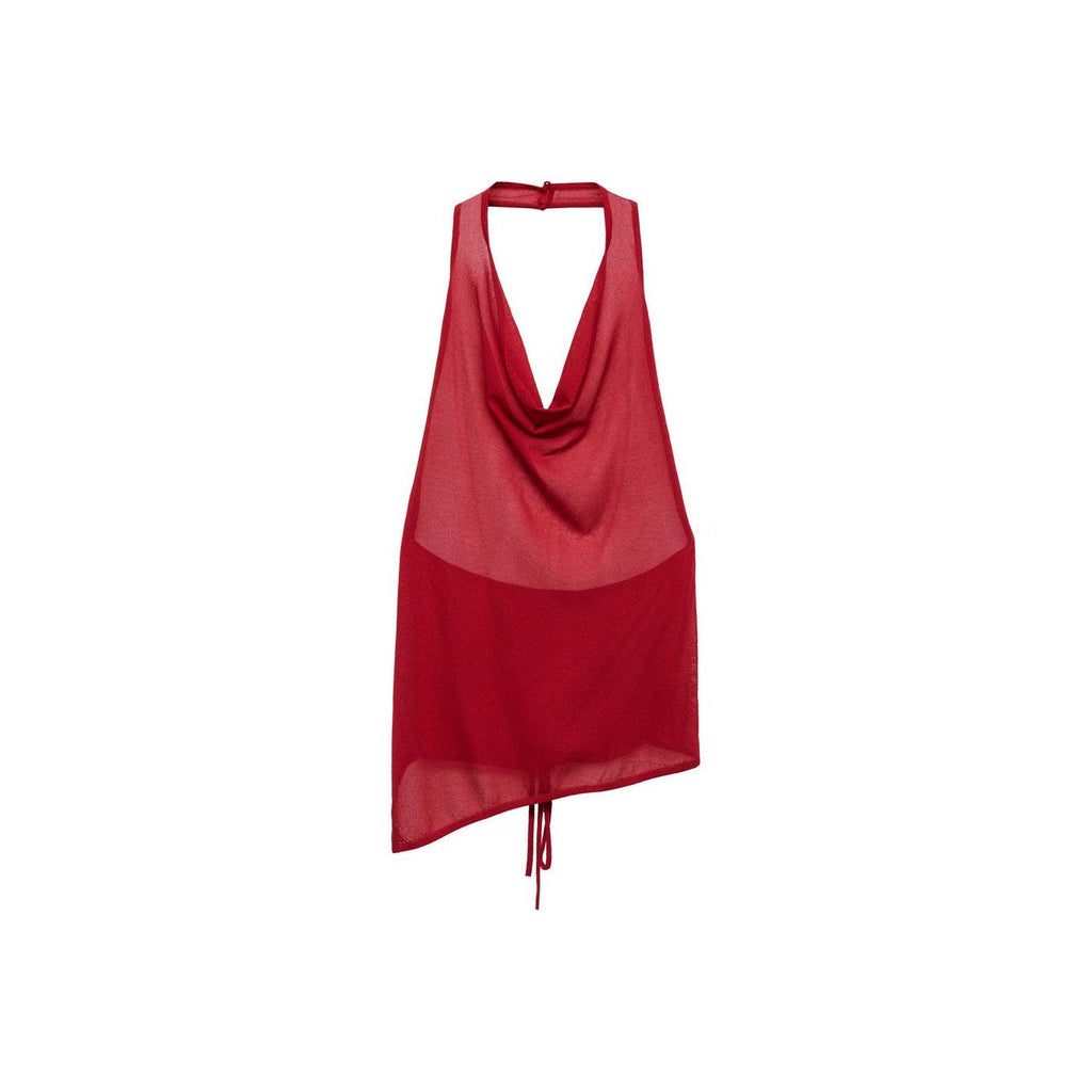 Top En Maille Drapé Dos Nu