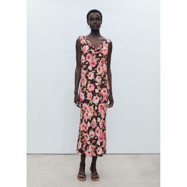 Robe Fleurie Col Bénitier