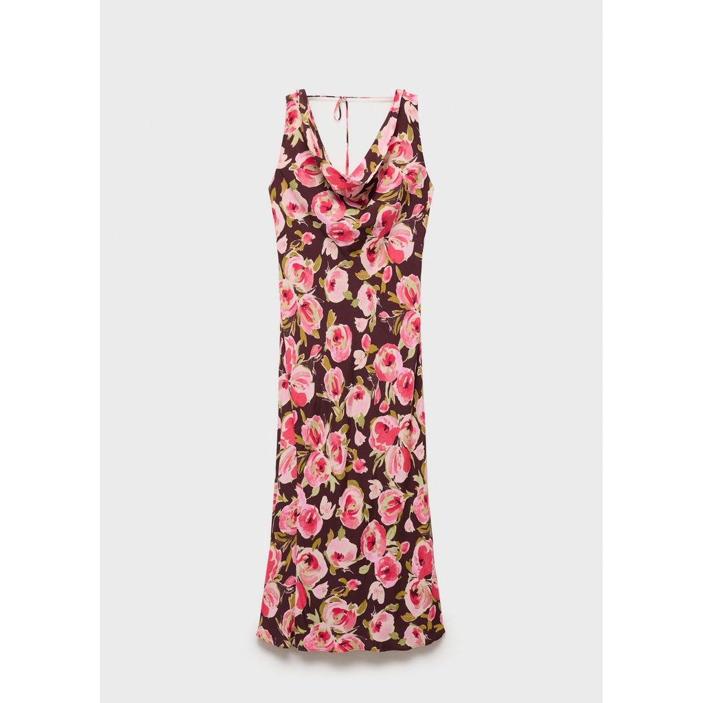 Robe Fleurie Col Bénitier