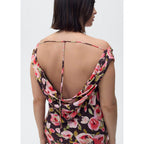 Robe Fleurie Col Bénitier