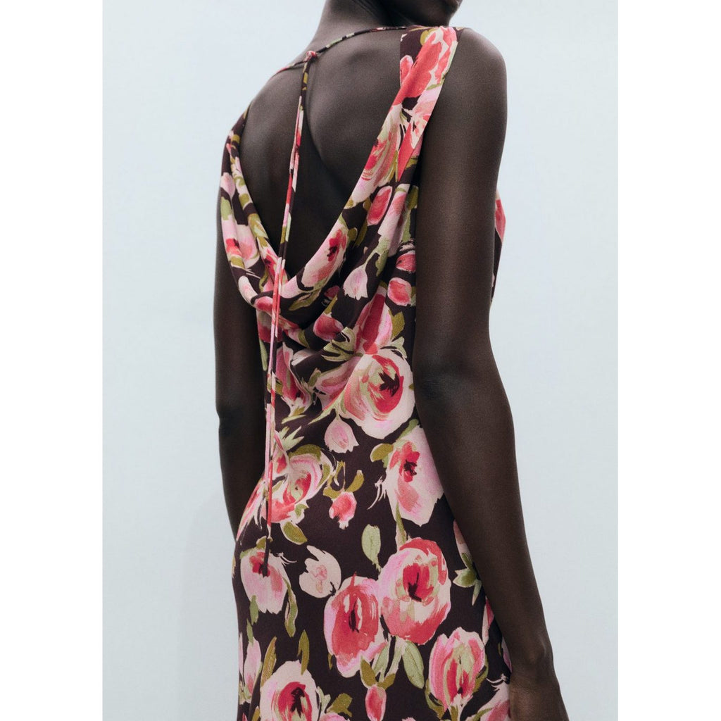 Robe Fleurie Col Bénitier