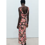 Robe Fleurie Col Bénitier