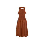 Robe Texturée Combinée Dos Ouvert