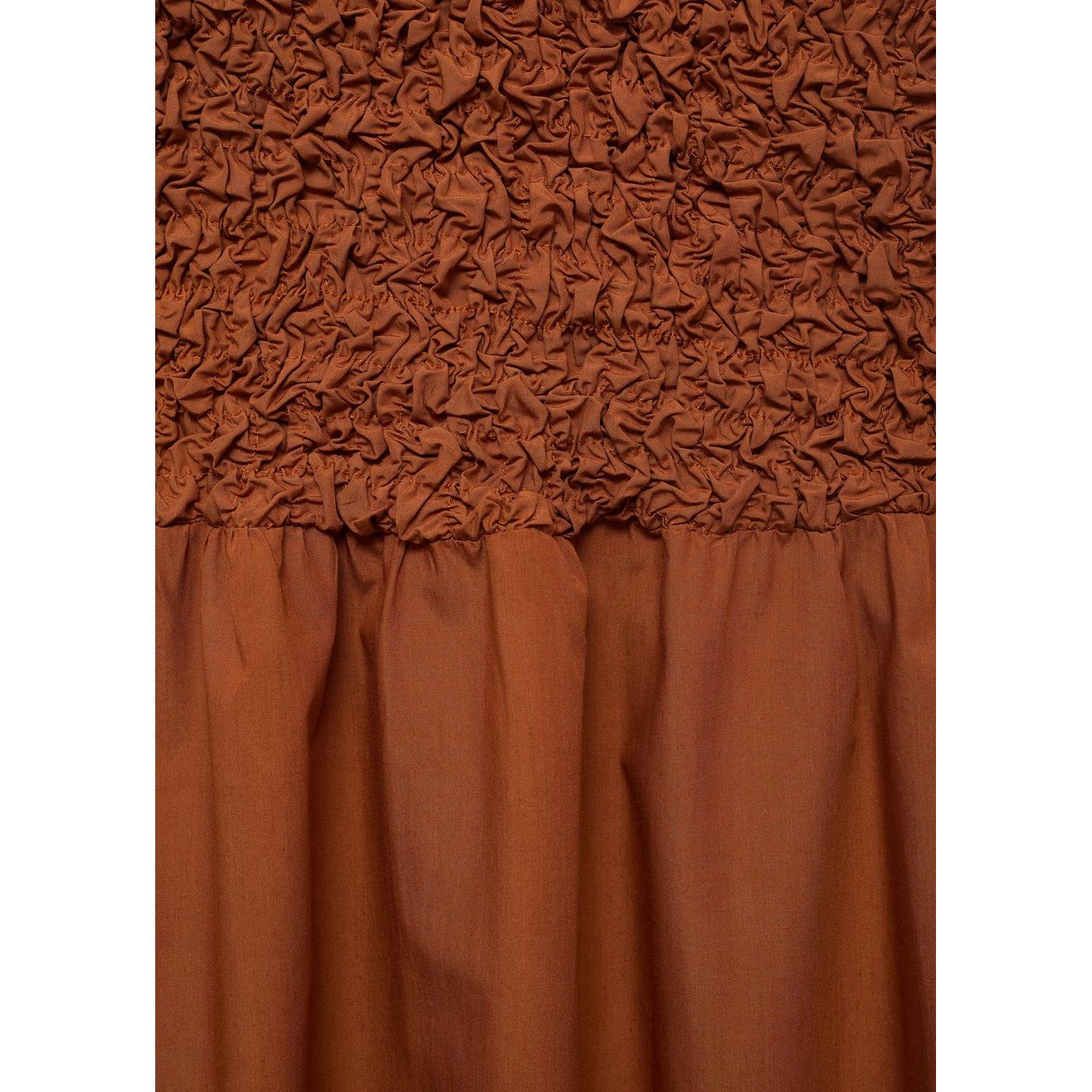 Robe Texturée Combinée Dos Ouvert