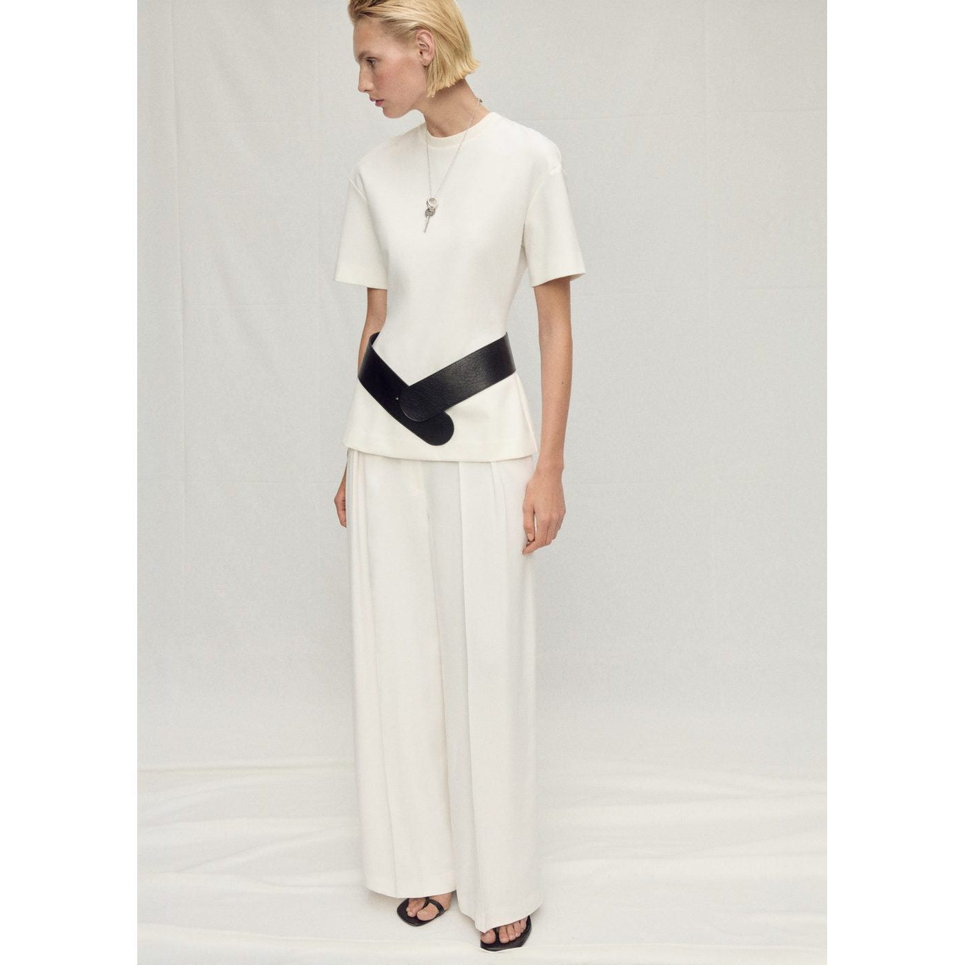 Pantalon Costume Lyocell À Pinces