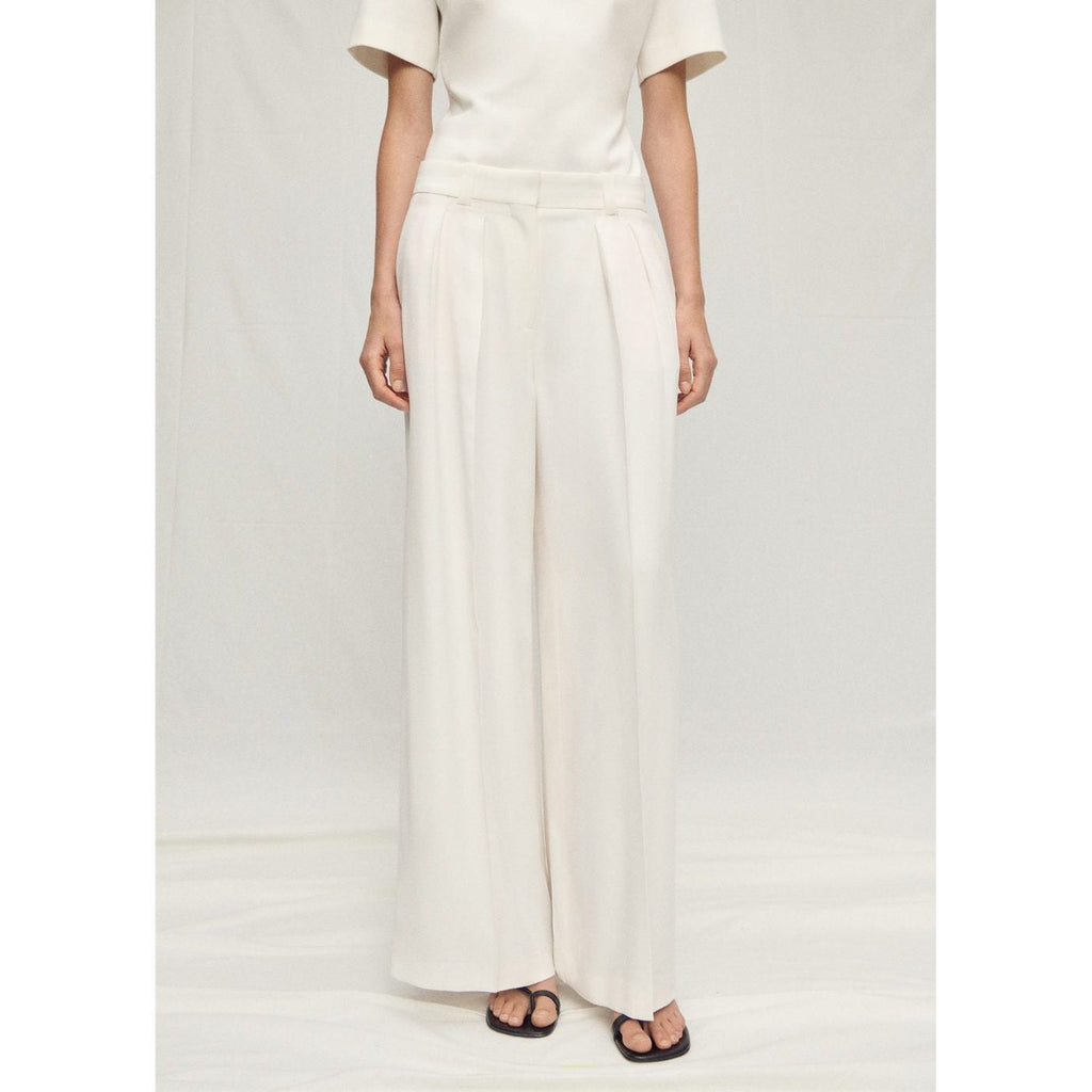 Pantalon Costume Lyocell À Pinces