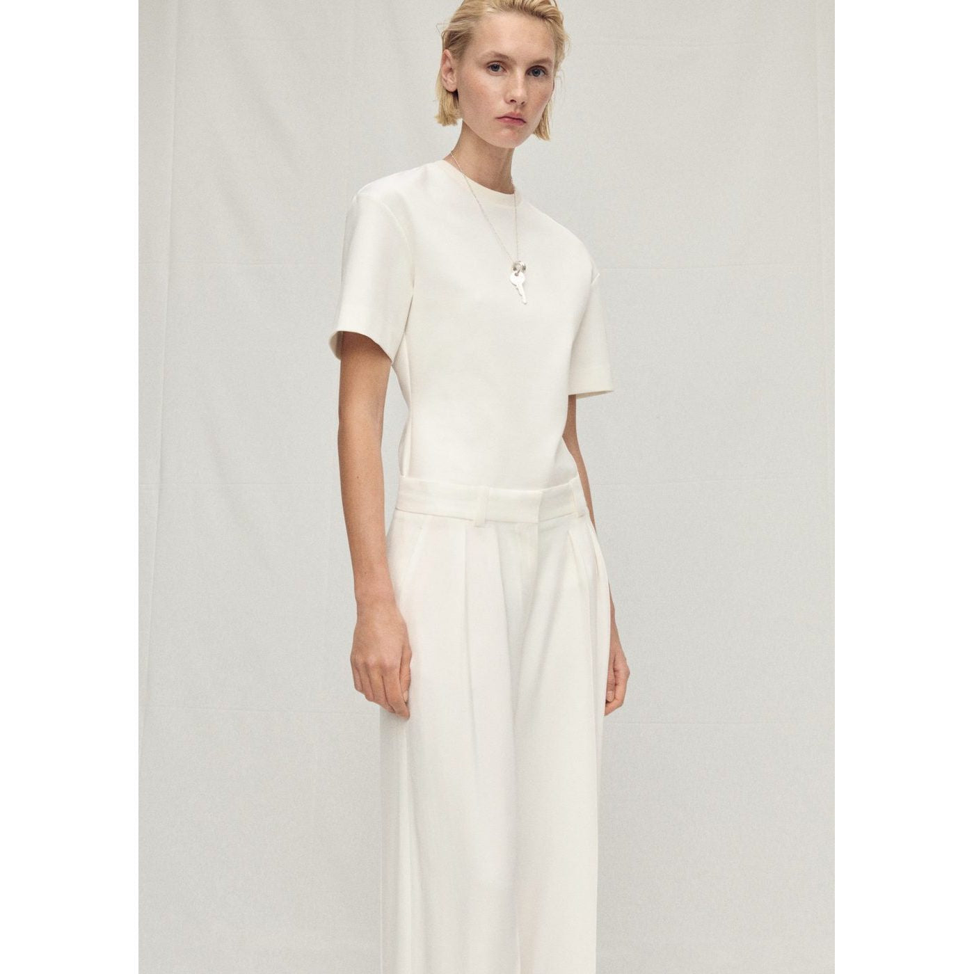 Pantalon Costume Lyocell À Pinces
