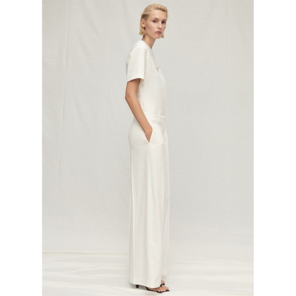 Pantalon Costume Lyocell À Pinces