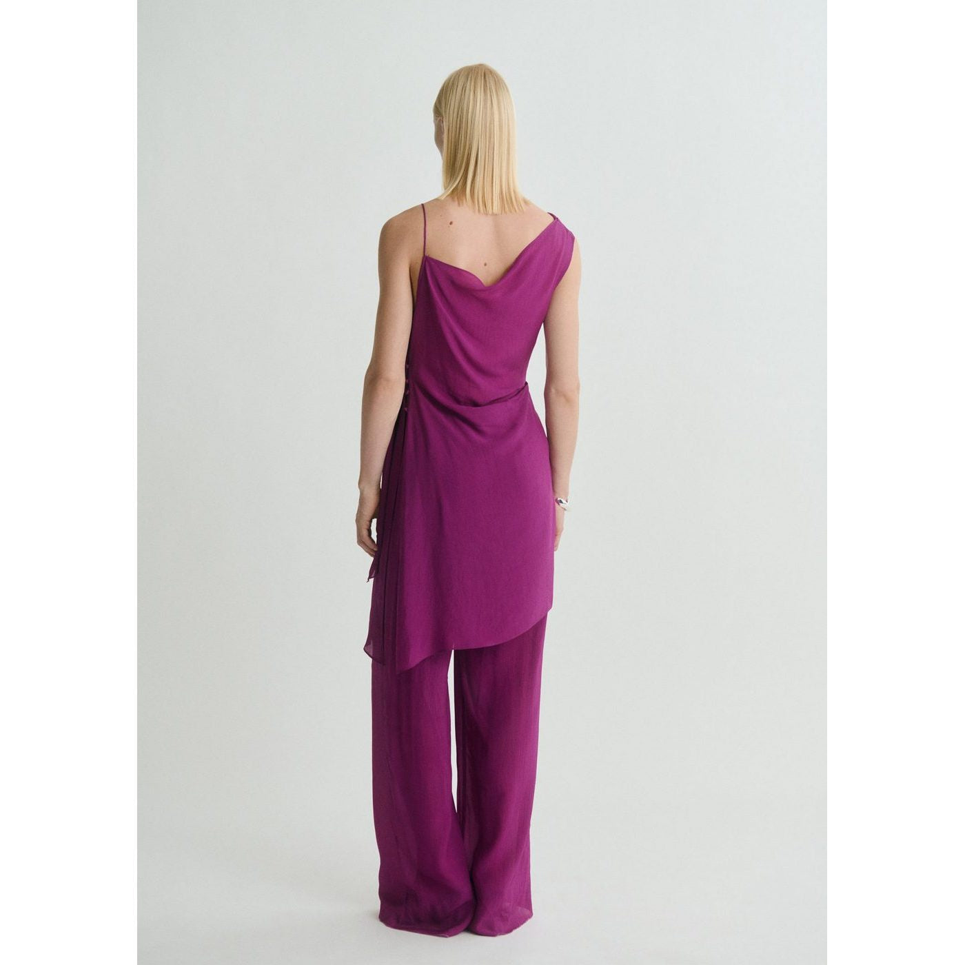 Top Long Détail Fleur
