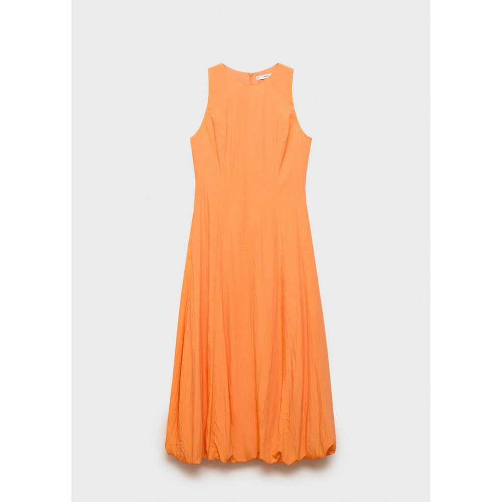 Robe Midi Manches Bouffantes