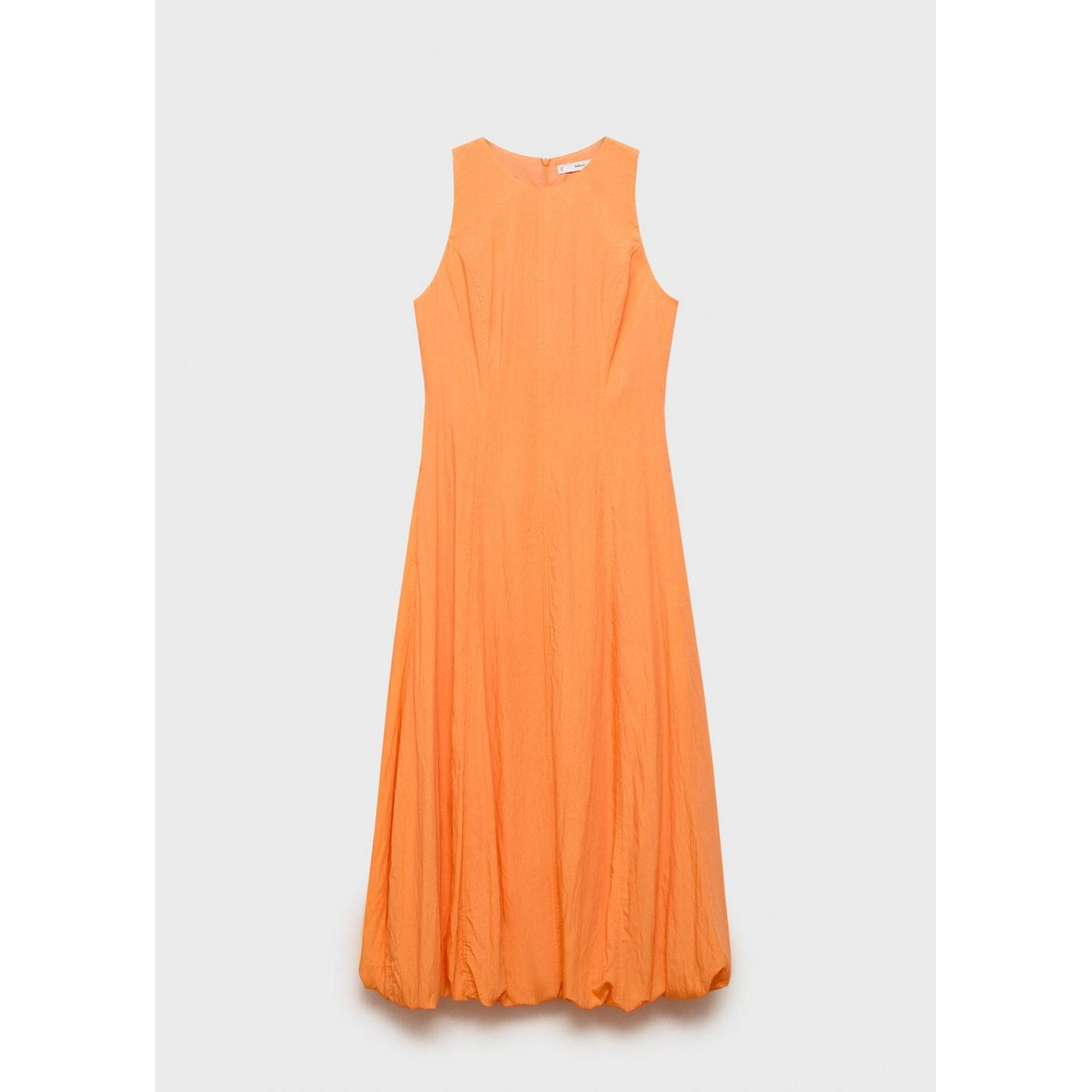 Robe Midi Manches Bouffantes