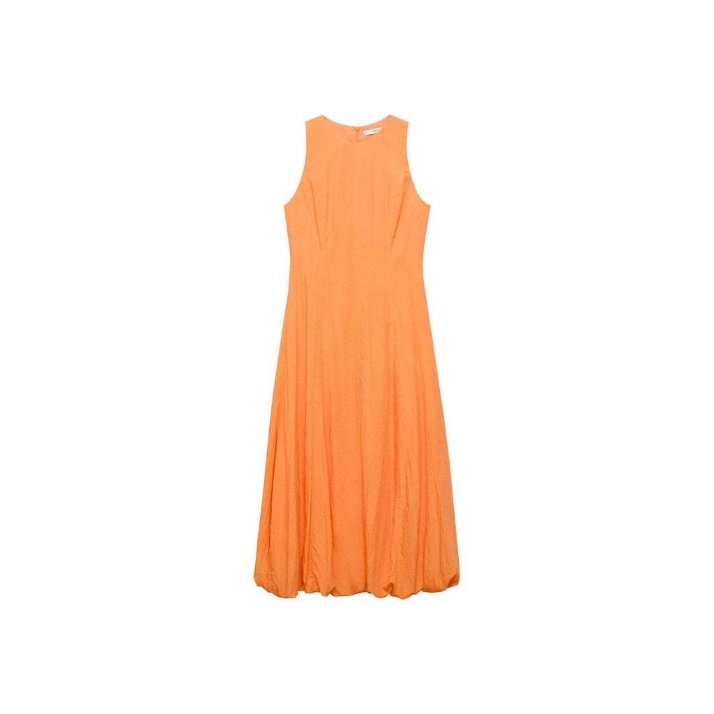 Robe Midi Manches Bouffantes