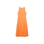 Robe Midi Manches Bouffantes