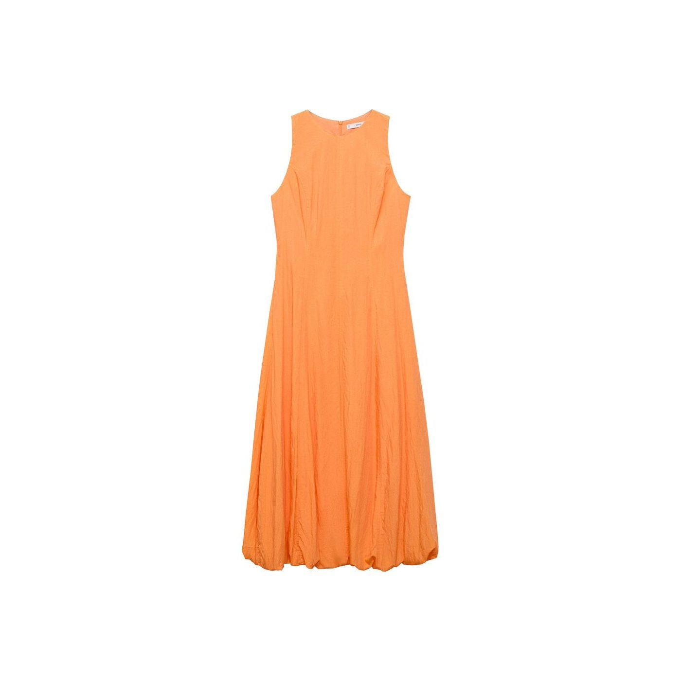 Robe Midi Manches Bouffantes