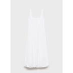 Robe Brodée À Ourlet Bouffant