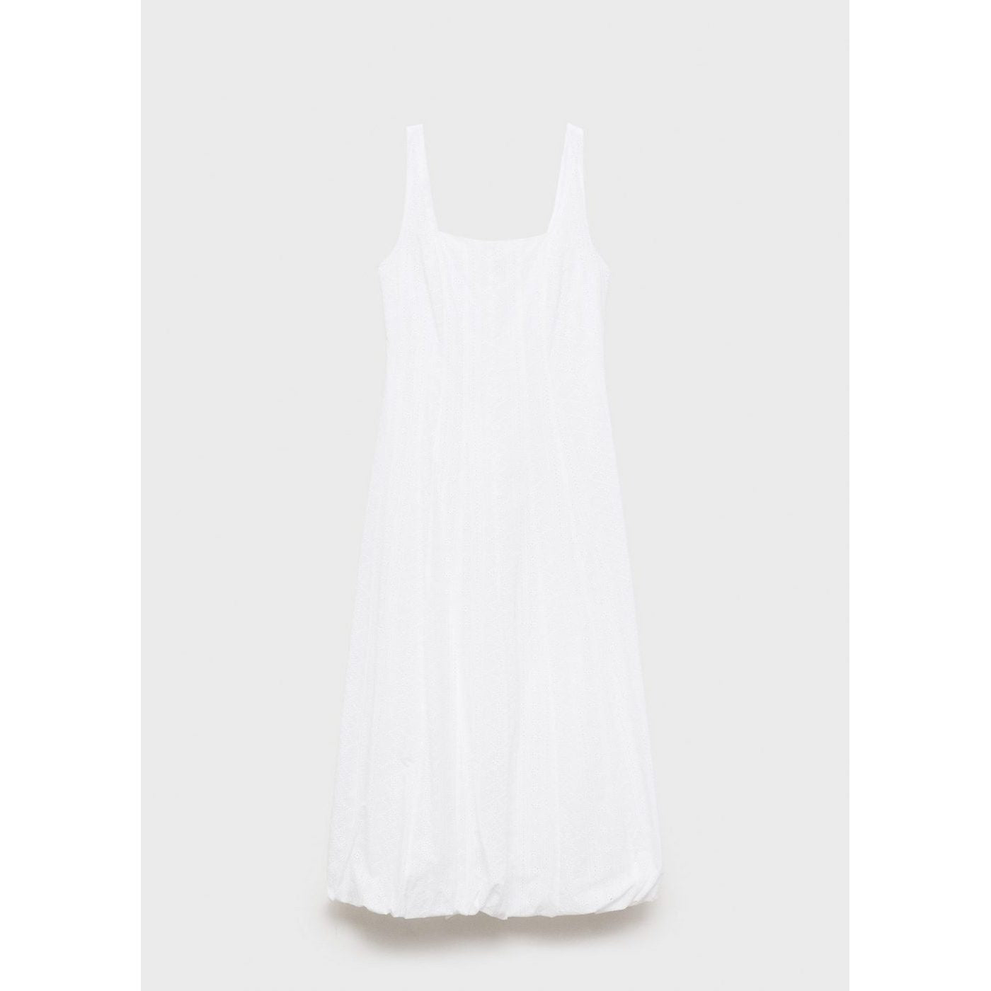 Robe Brodée À Ourlet Bouffant