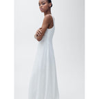 Robe Brodée À Ourlet Bouffant