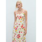Robe Évasée Avec Imprimé À Fleurs