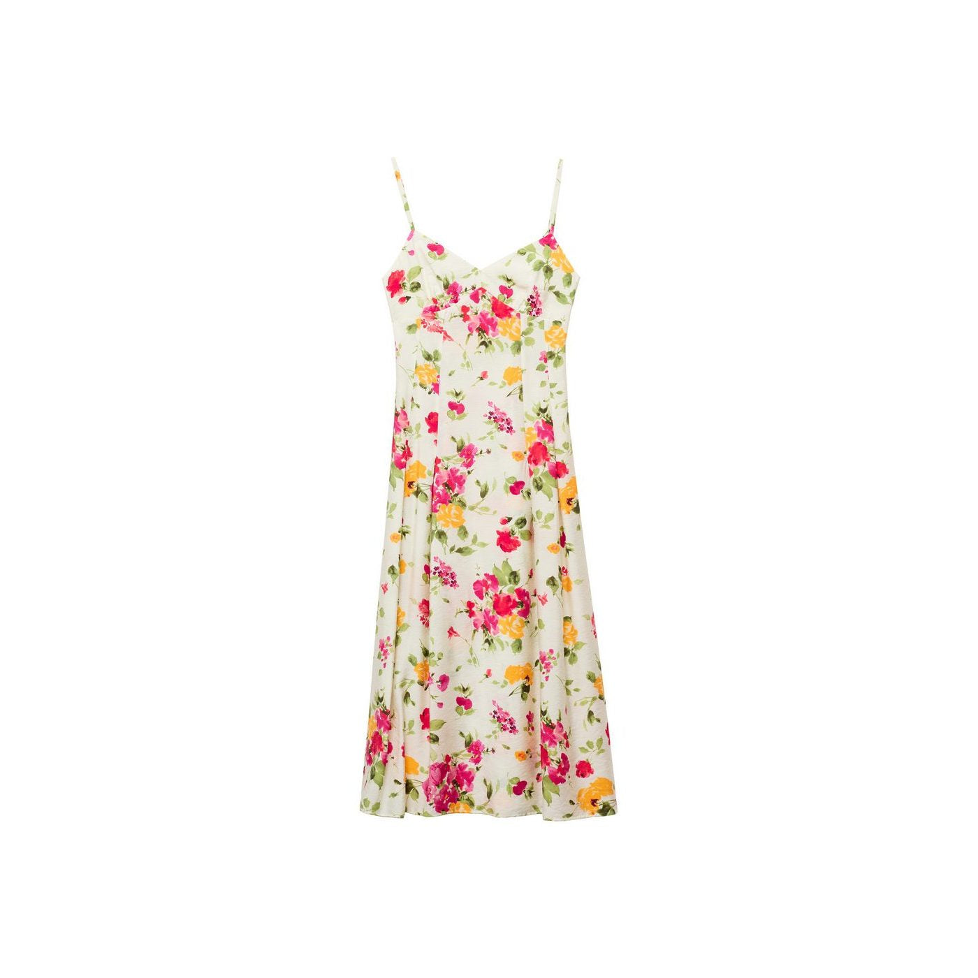 Robe Évasée Avec Imprimé À Fleurs