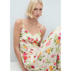 Robe Évasée Avec Imprimé À Fleurs