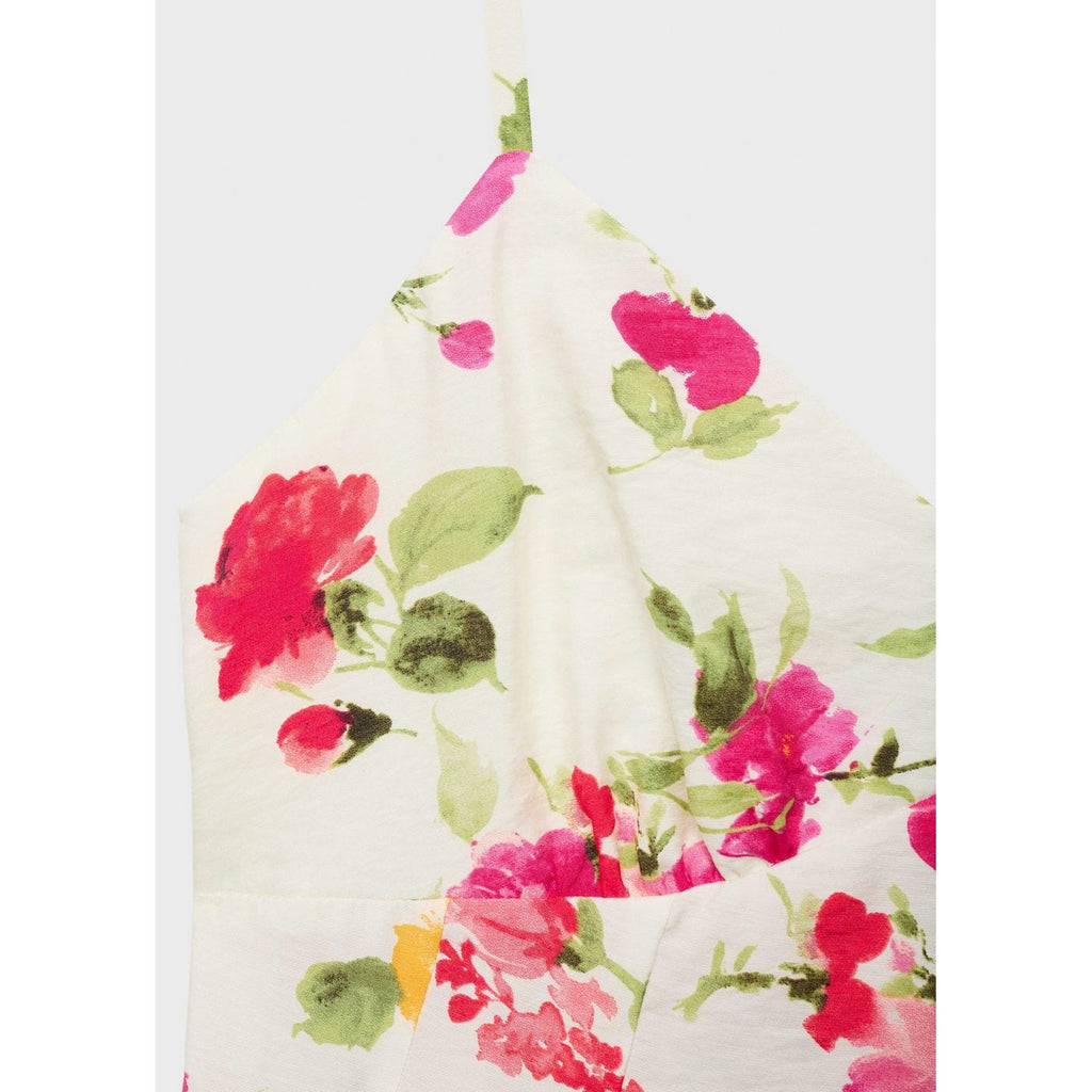 Robe Évasée Avec Imprimé À Fleurs