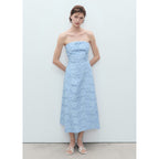 Robe Bustier À Broderie Anglaise