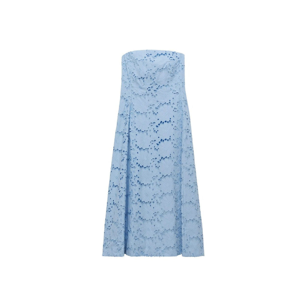 Robe Bustier À Broderie Anglaise