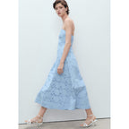 Robe Bustier À Broderie Anglaise