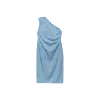 Robe Lyocell Asymétrique Drapée