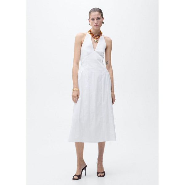 Robe Midi En Coton À Emmanchures Américaines