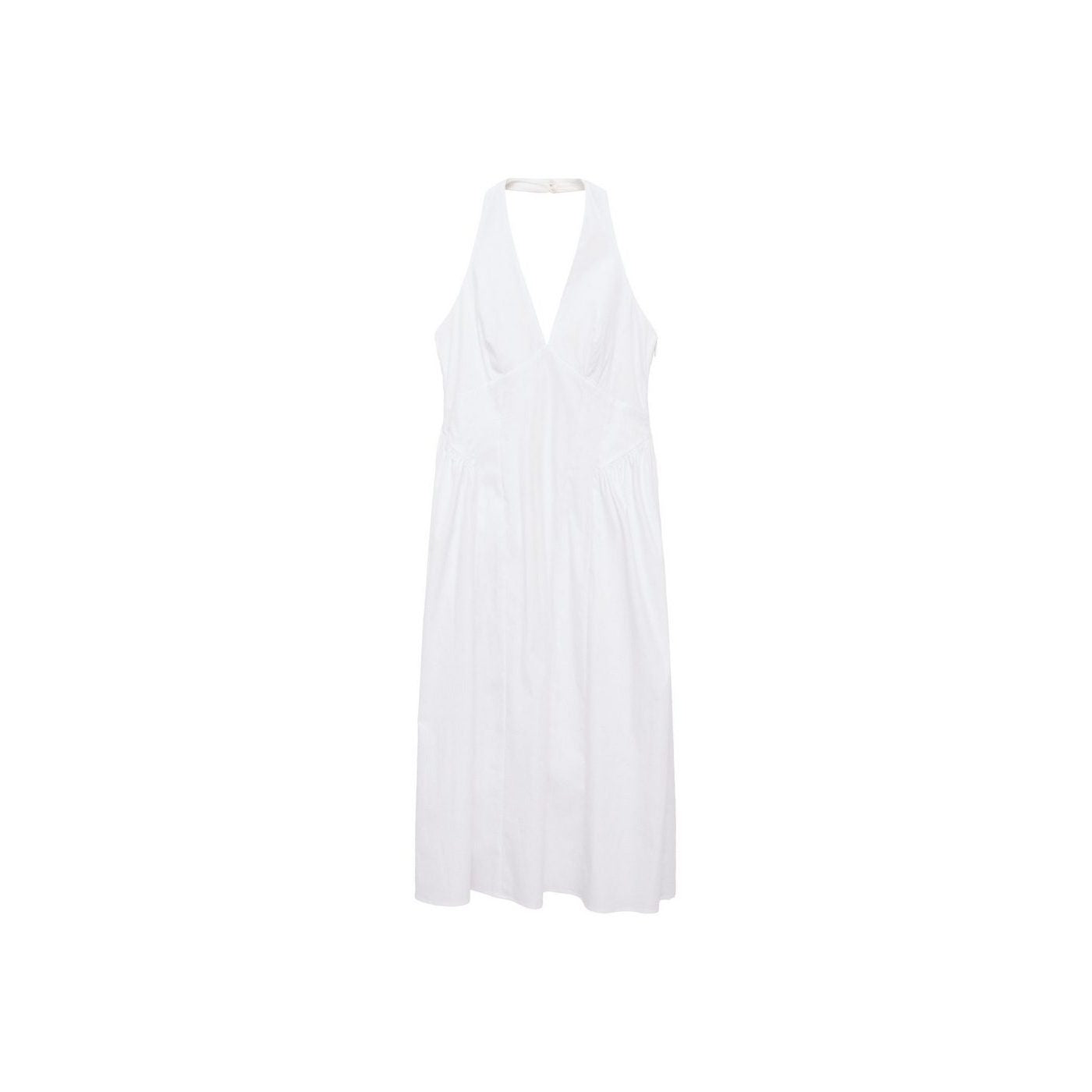 Robe Midi En Coton À Emmanchures Américaines