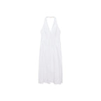 Robe Midi En Coton À Emmanchures Américaines