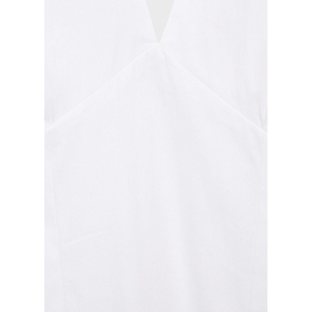 Robe Midi En Coton À Emmanchures Américaines