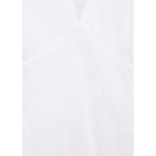 Robe Midi En Coton À Emmanchures Américaines
