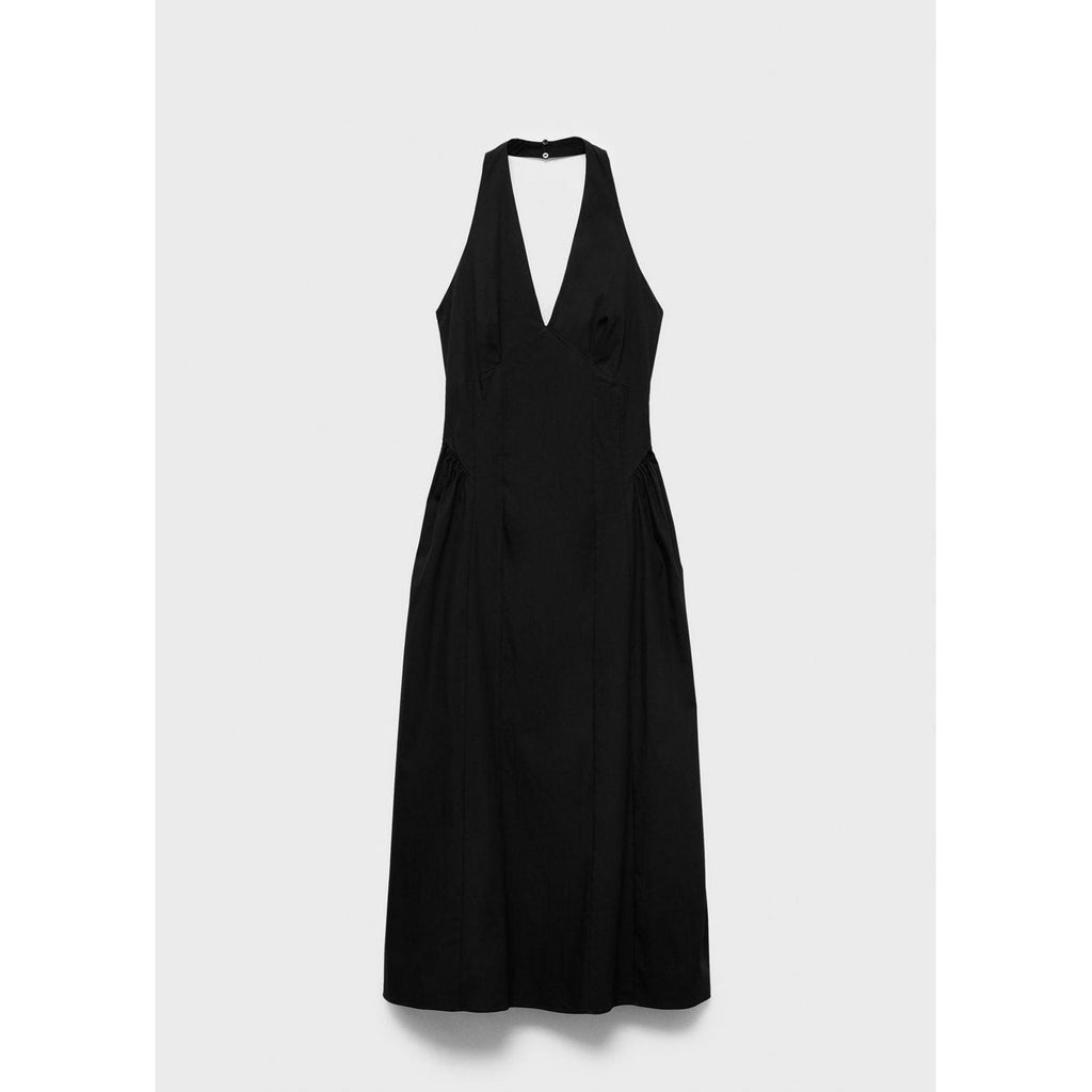 Robe Midi En Coton À Emmanchures Américaines