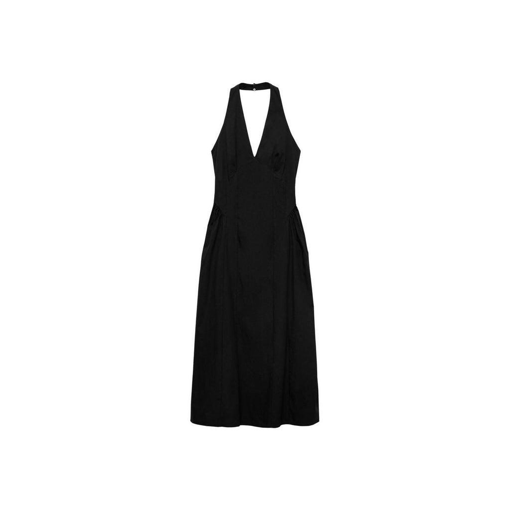 Robe Midi En Coton À Emmanchures Américaines