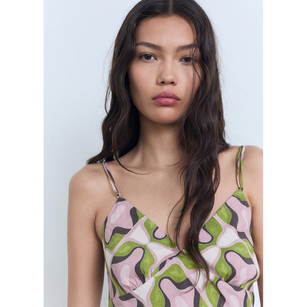 Robe Midi Imprimé Abstrait