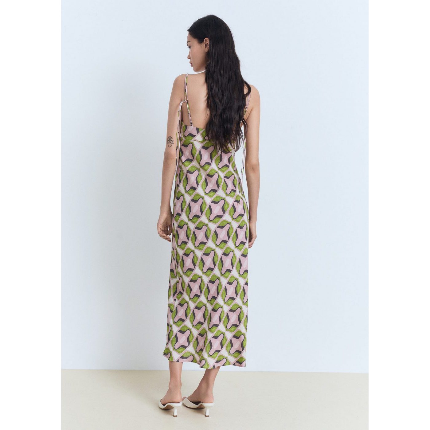Robe Midi Imprimé Abstrait