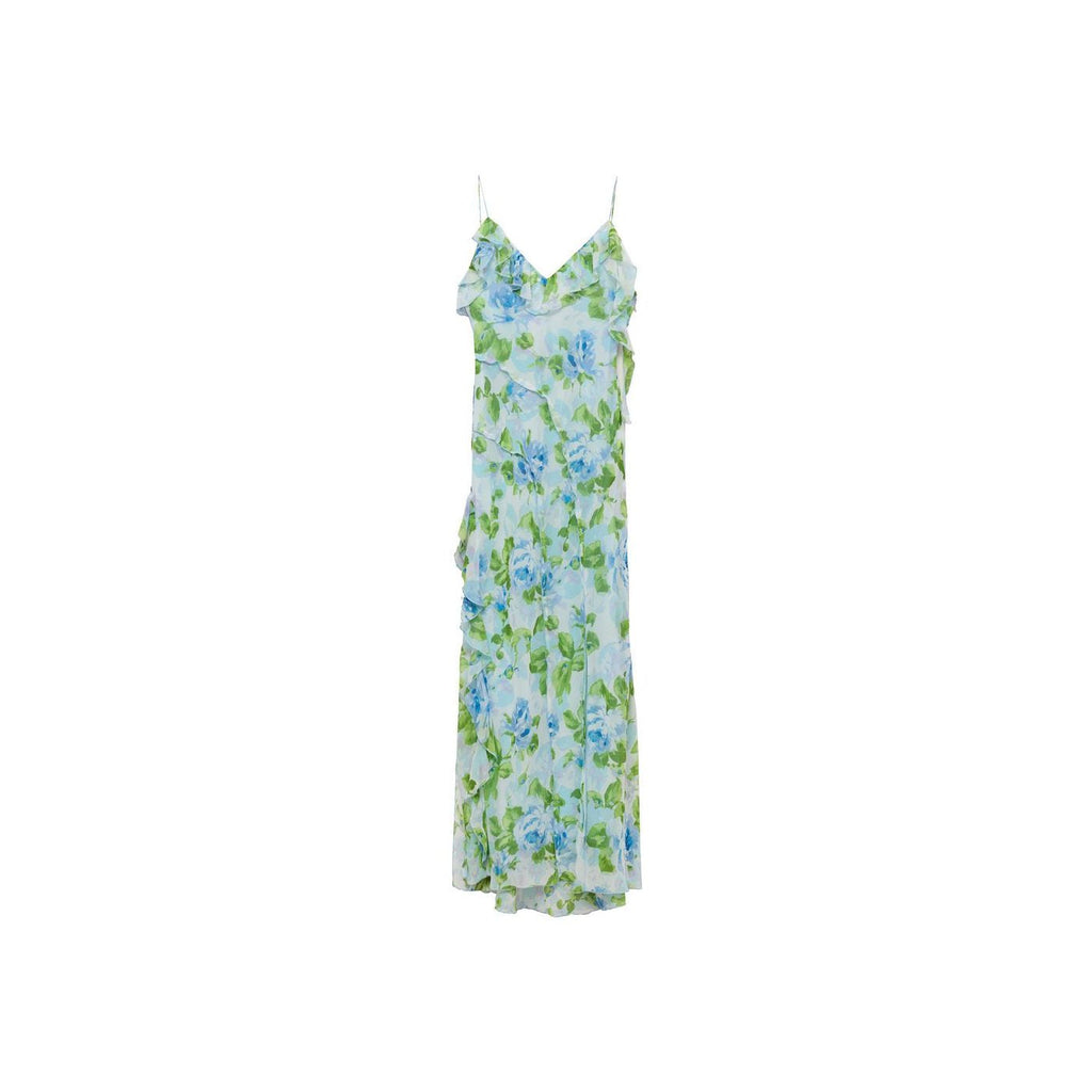 Robe À Fleurs Volantée
