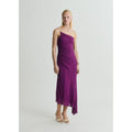 Robe Asymétrique Fronces Sur Les Côtés