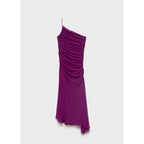 Robe Asymétrique Fronces Sur Les Côtés