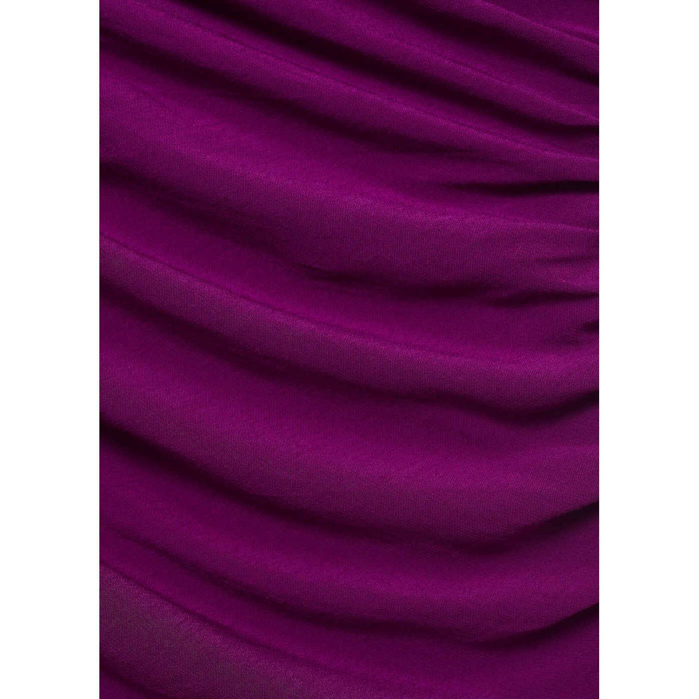 Robe Asymétrique Fronces Sur Les Côtés