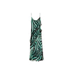 Robe À Volants Imprimé Zèbre