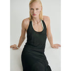 Robe Combinée Semi-Transparente